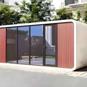 KT Prefab Modern Design Garden Pod Living Container Homes Ready-Made Movable Apple Cabin for Apartment Portable Sun Room