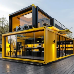 KT 40Ft Luxury Villa Prefabricated House Prefab Home Movable Modular Prefab Home Detachable Container House Portable Sun Room