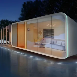 KT Prefab Apple Cabin House Highend Customized Hot Selling Modular Capsule House Eco Friendly Luxury Portable Sun Room