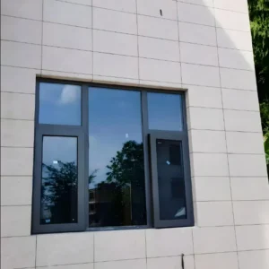 KT 90 Aluminum Alloy Window Tempered Glass  Fixed Open Style for Kitchen Use Graphic Design Solution
