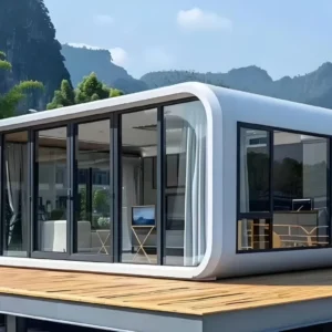 KT Modern Casa Prefabricada Apple Cabin Office for Unused Land Cafe Garden Modular Container Portable Expandable Tiny House