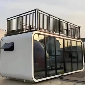 KT Quick Installation Portable Sun Room Expandable Apple Pod Prefab House for Office Kitchen Bedroom Apartment Bathroom Use