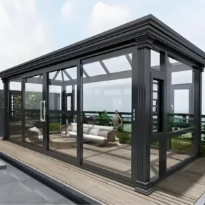 KT 40-foot Luxury Container House Shipping From China Portable Sun Room