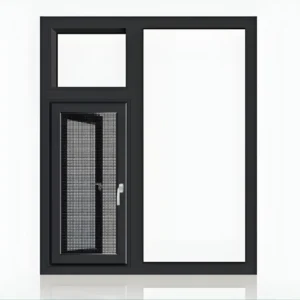KT Latest Design Triple Glazed Thermal Break Aluminum Ventanas Antiruido Casement Windows for High Rise Urban Apartments